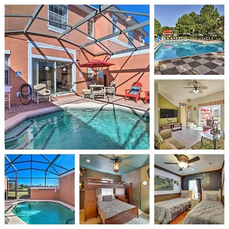 Enchanted Jungle Themed Home Pool 3Mi To Disney
